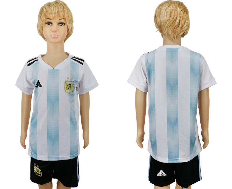 2018 maillot pour enfants ARGENTINA CHIRLDREN PLAIN